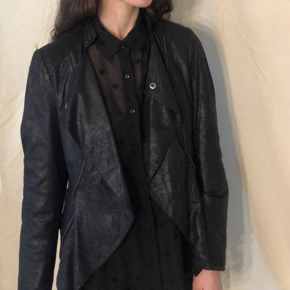 INC international concepts light black jacket